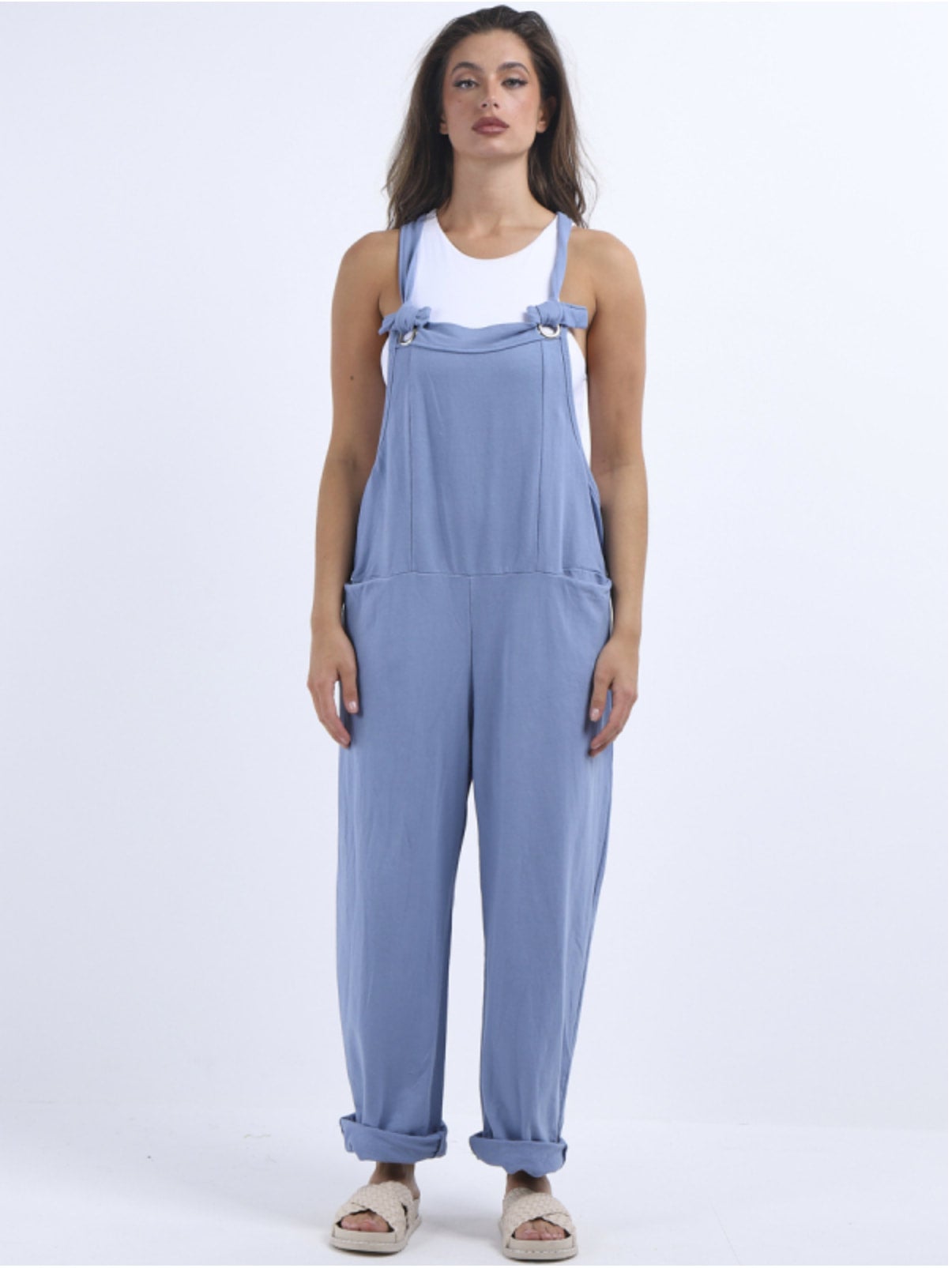 Womens light blue dungarees cheap