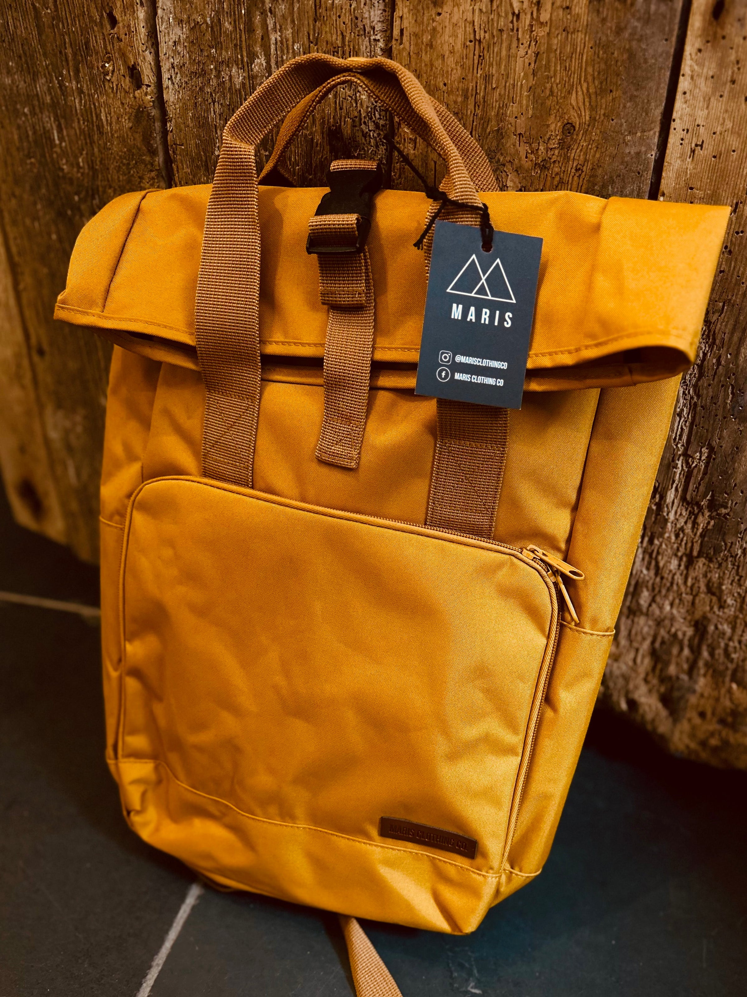 Mustard backpack online